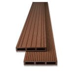 Dyshemeja Alfa WPC DECK / FENCE - Gardh WPC Kafe e errët P03