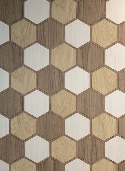 Alfa Veneers L'arte del legno - Hexagon