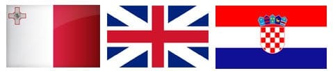 croatia england malta