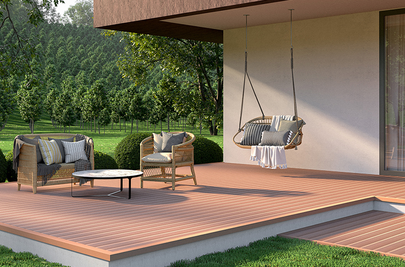 wpc deck beech