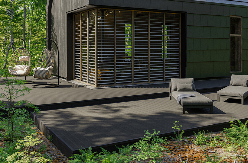 wpc deck dark grey