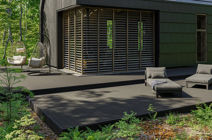 wpc deck dark grey